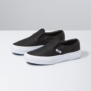 Perforated Leather Vans